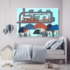 Glezna, lietus pilsētā - Gabriels San Martins цена и информация | Картины | 220.lv