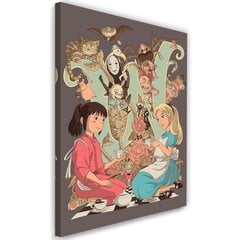 Glezna, Alise un Chihiro rīko tējas ballīti Anime — Saqman cena un informācija | Gleznas | 220.lv