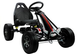 Детский педальный картинг Go-Cart Monster, черный цена и информация | Конструктор автомобилей игрушки для мальчиков | 220.lv