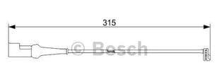 Датчик износа тормозных колодок BOSCH 1987473604 80A615121A цена и информация | Авто принадлежности | 220.lv