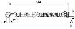 Тормозной шланг BOSCH для Mitsubishi Galant 1987481964 MN116147 цена и информация | Авто принадлежности | 220.lv