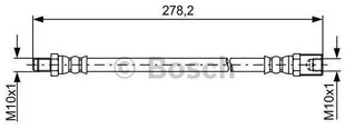 Тормозной шланг BOSCH для Ford Focus 1987481A43 1702987 цена и информация | Авто принадлежности | 220.lv