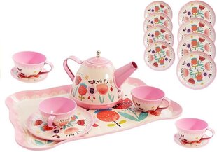 Игрушечный чайный набор с заварочным чайником, 14 д. цена и информация | Игрушки для девочек | 220.lv