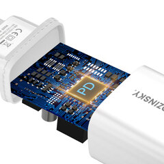 Wozinsky WGWCCW 20 Вт зарядное устройство USB-C - белое цена и информация | Зарядные устройства для телефонов | 220.lv