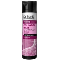 Apjomu palielinošs matu šampūns Dr.Sante Collagen Hair Volume Boost,250 ml cena un informācija | Šampūni | 220.lv