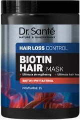 Matu maska pret matu izkrišanu ar biotīnu ​​Dr Sante Biotin, 1000 ml цена и информация | Средства для укрепления волос | 220.lv