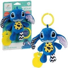 Плюшевый кулон-погремушка для младенца Clementoni Disney Stitch цена и информация | Игрушки для малышей | 220.lv