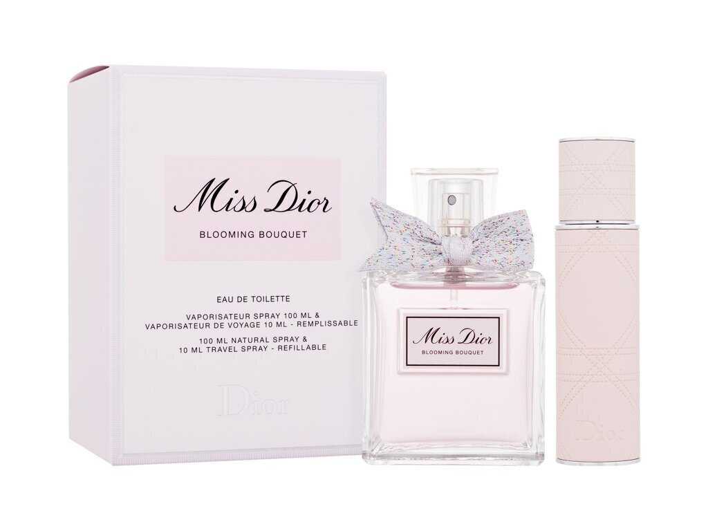 Komplekts Dior Miss Dior Blooming Bouquet sievietēm: smaržas EDP, 100 ml + tualetes ūdens EDT, 10 ml цена и информация | Sieviešu smaržas | 220.lv