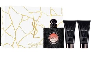 Набор Yves Saint Laurent Black Opium для женщин: парфюмированная вода EDP, 50 мл + лосьон для тела, 2 x 50 мл цена и информация | Женские духи | 220.lv