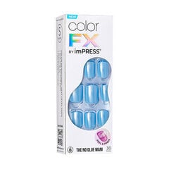 Mākslīgie nagi ImPRESS Color FX Meta, 30 gab. cena un informācija | Nagu kopšanas piederumi | 220.lv