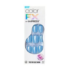 Mākslīgie nagi ImPRESS Color FX Meta, 30 gab. cena un informācija | Nagu kopšanas piederumi | 220.lv