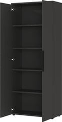 Шкаф 4371, черный цена и информация | Шкафы | 220.lv
