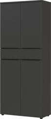 Шкаф 4372, черный цена и информация | Шкафы | 220.lv