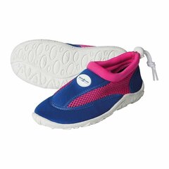 Bērnu apavi ar plakanu zoli Aqua Sphere Cancun Zils Rozā cena un informācija | Peldēšanas apavi | 220.lv