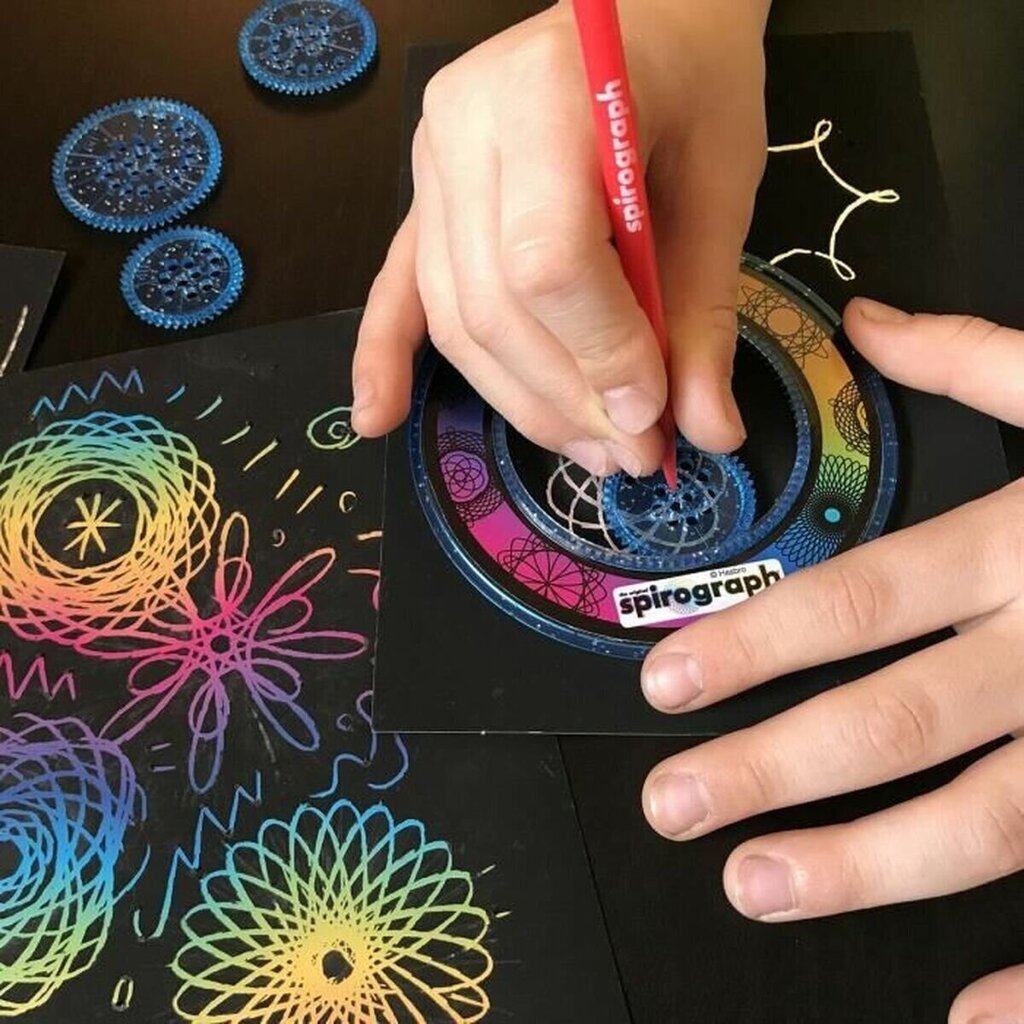 Zīmēšanas komplekts Silverlit Spirograph cena un informācija | Modelēšanas un zīmēšanas piederumi | 220.lv