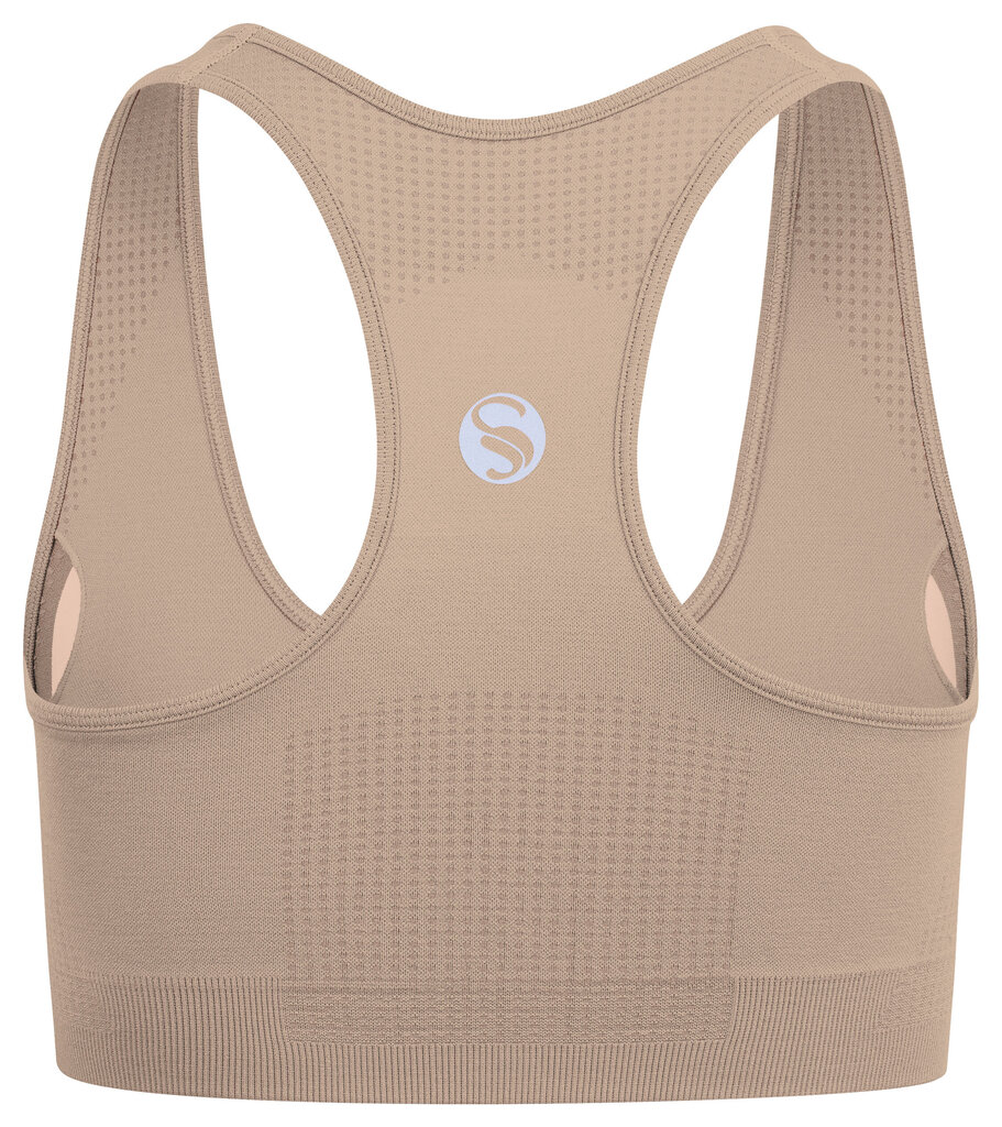 Sporta krūšturis sievietēm Stark Soul® seamless microfiber sport bustier 5130, smilškrāsas цена и информация | Sporta apģērbs sievietēm | 220.lv