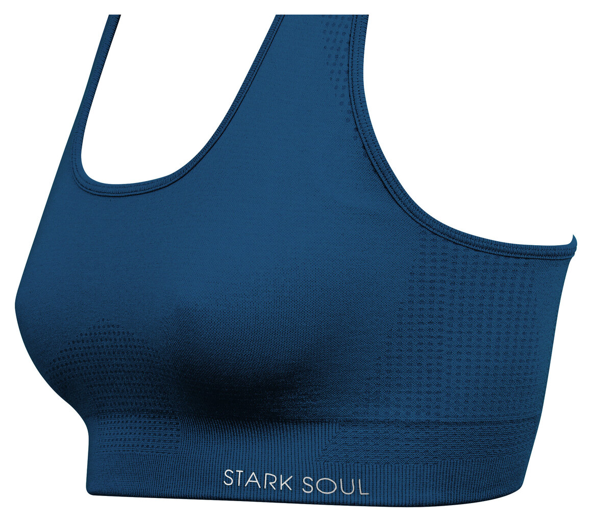 Sporta krūšturis sievietēm Stark Soul® seamless microfiber sport bustier 5130, zils cena un informācija | Sporta apģērbs sievietēm | 220.lv