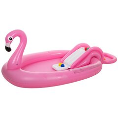 Bērnu baseins ar slidkalniņu 213x123x78 cm, flamingo cena un informācija | Baseini | 220.lv