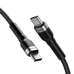 Wozinsky WNBCC1 Кабель USB-C/USB-C PD 65W 1 м - черный цена и информация | Кабели для телефонов | 220.lv