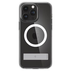 Чехол Spigen Ultra Hybrid S MagSafe с подставкой для iPhone 15 Pro Max - прозрачный цена и информация | Чехлы для телефонов | 220.lv