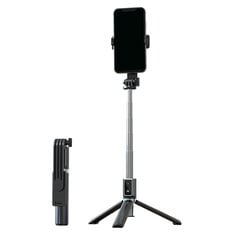 Selfie Stick MINI - with detachable bluetooth remote control and tripod - P40S BLACK цена и информация | Моноподы для селфи («Selfie sticks») | 220.lv