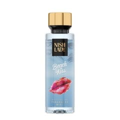 Ķermeņa sprejs Nishlady Fragrance Mist Beach Kiss sievietēm, 260 ml цена и информация | Парфюмированная женская косметика | 220.lv