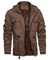 Мужская куртка CHEXPEL, коричневая цена и информация | Мужские куртки | 220.lv