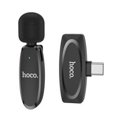 Микрофон Hoco L15 Type-C черный цена и информация | Микрофоны | 220.lv