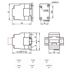 Контактор 25A 400V 3NO+1NO - TR1D2510V7 цена и информация | Системы безопасности, контроллеры | 220.lv