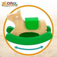 Leļļu namiņa koka mēbeļu komplekts WooMax, 11 d, 6 gab. cena un informācija | Rotaļlietas meitenēm | 220.lv