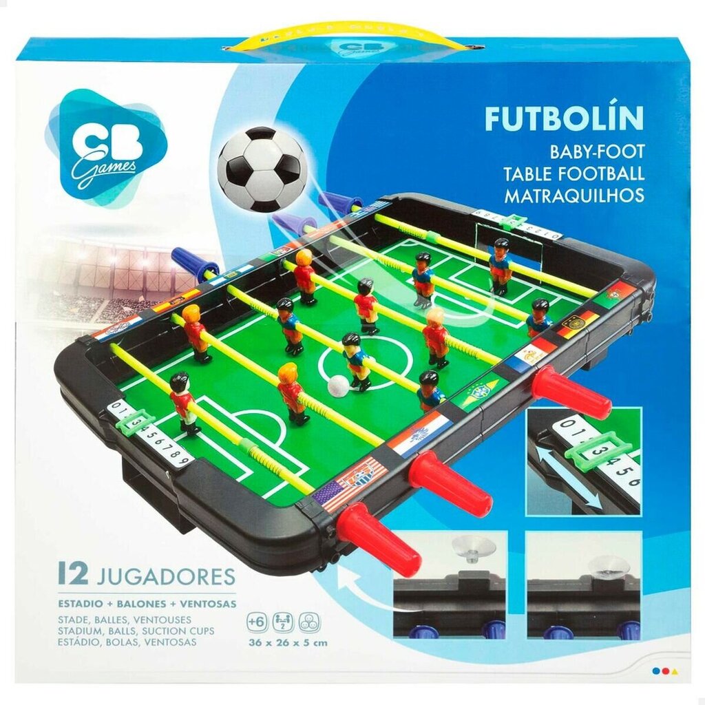 Galda futbols Colorbaby, 36 x 5 x 26 cm cena un informācija | Galda spēles | 220.lv