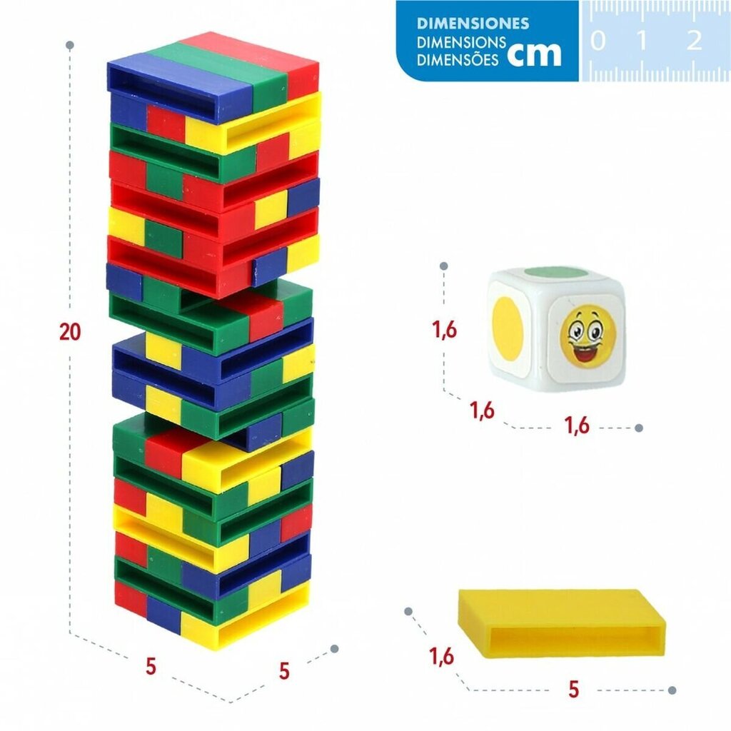 Celtniecības bloki Colorbaby, 61 d. cena un informācija | Galda spēles | 220.lv