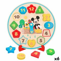 Izglītojoša spēle Pulkstenis Disney WooMax, 15 d, 6 gab. цена и информация | Развивающие игрушки | 220.lv