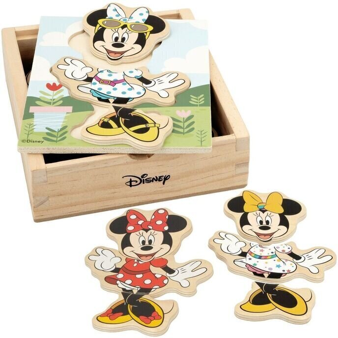 Koka puzle bērniem Disney + 2 gadi, (12 gb.) cena un informācija | Puzles, 3D puzles | 220.lv