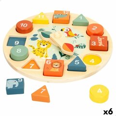 Izglītojoša spēle Pulkstenis Woomax, 13 d, 6 gab. cena un informācija | Attīstošās rotaļlietas | 220.lv