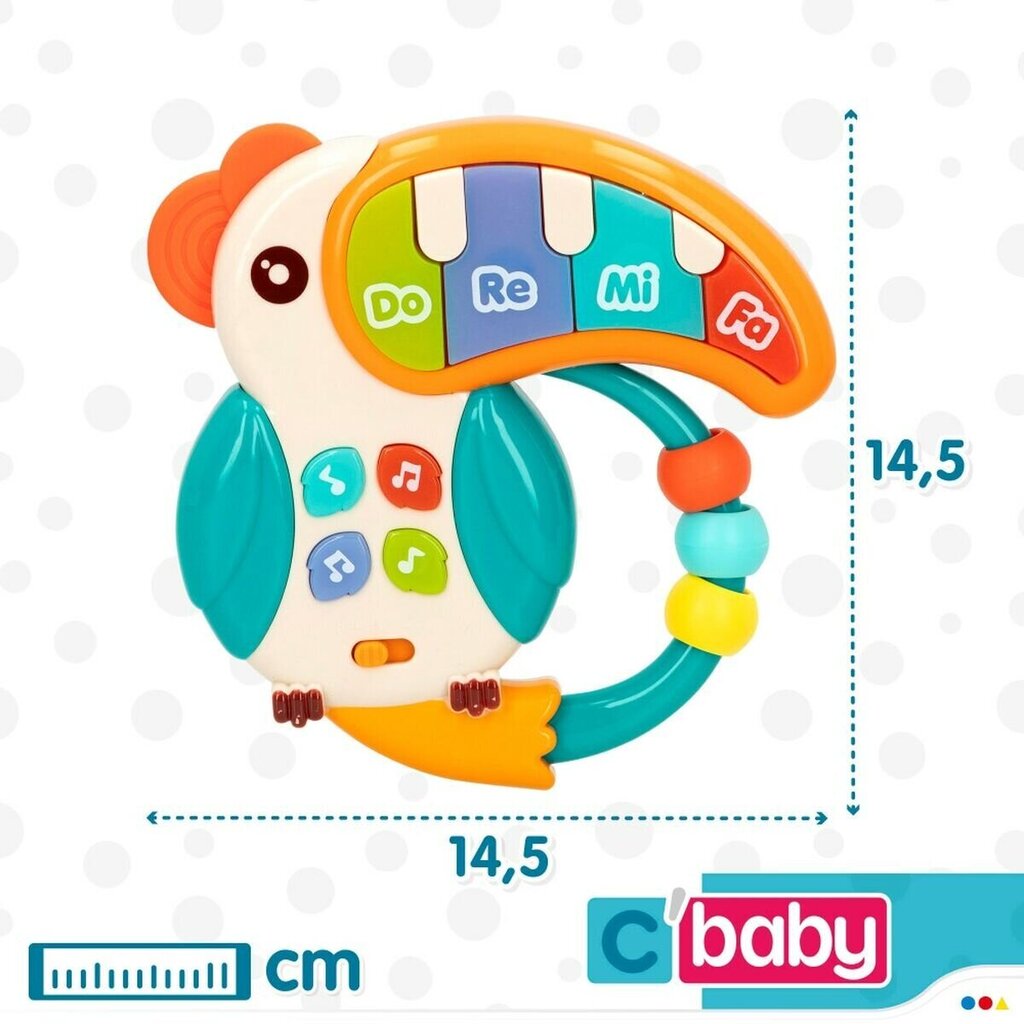 Muzikāls grabulis Colorbaby Tucán, 6 gab. cena un informācija | Rotaļlietas zīdaiņiem | 220.lv