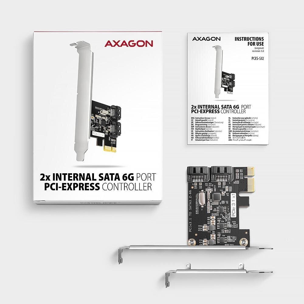 Axagon Pces-SJ2 cena un informācija | Piederumi korpusiem | 220.lv