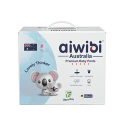 Autiņbiksītes Aiwibi Australia Premium M (6-11 kg), 104.gab. cena un informācija | Autiņbiksītes | 220.lv