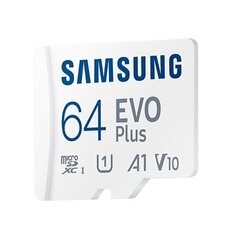 MemCard. Samsung MicroSDHC 64GB EVO Plus cena un informācija | Atmiņas kartes fotokamerām | 220.lv