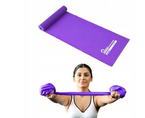 Pretestības gumija Majestic Sport, 200 cm, violeta cena un informācija | Fitnesa gumijas, gredzeni | 220.lv