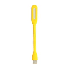 Mini LED Lamp Silicone USB Yellow цена и информация | Настольные лампы | 220.lv