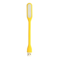 Mini LED Lamp Silicone USB Yellow цена и информация | Настольные лампы | 220.lv