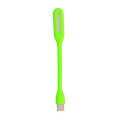 Mini LED Lamp Silicone USB Green цена и информация | Настольные лампы | 220.lv