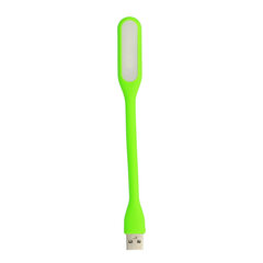 Mini LED Lamp Silicone USB Green цена и информация | Настольные лампы | 220.lv