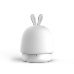 Night lamp W-008 Rabbit white цена и информация | Настольные лампы | 220.lv
