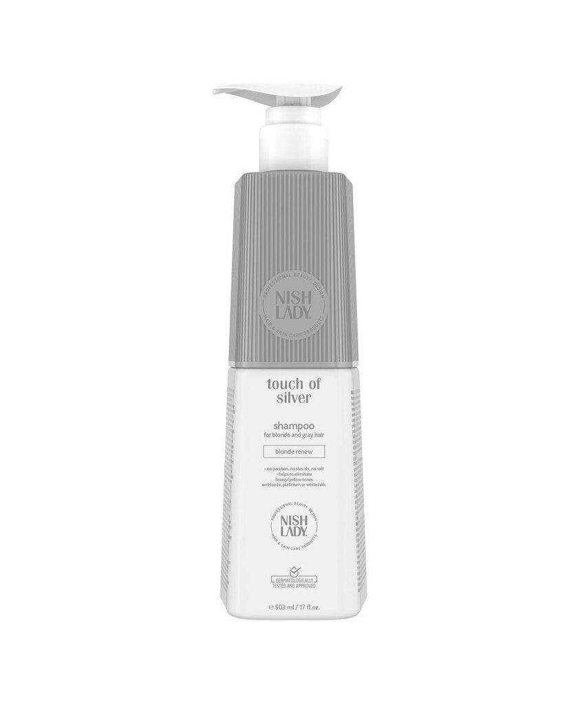 Šampūns gaišiem matiem Nishlady Touch Of Silver Shampoo, 503 ml цена и информация | Šampūni | 220.lv