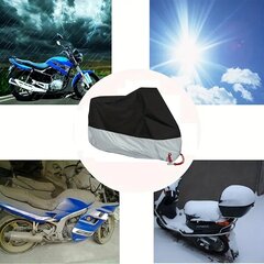 Ūdensizturīgs motocikla pārsegs, XL cena un informācija | Moto piederumi | 220.lv