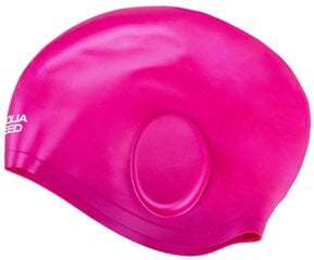 Peldcepure gariem matiem Aquaspeed Ear Cap Volume, rozā cena un informācija | Peldcepures | 220.lv