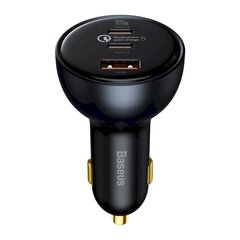 Auto lādētājs,Baseus CCZX-160C1, USB USB-C, 160 W., PPS, Quick Charge, 5 PD, pelēks cena un informācija | Auto 12V el. piederumi | 220.lv