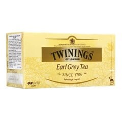 Melna tēja Twinings Earl Grey, 25 gb x 2 g cena un informācija | Tēja | 220.lv